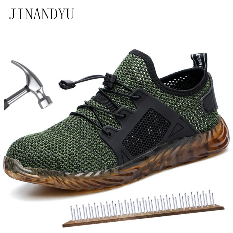 Summer Steel Toe Safety Shoes for Men Working Shoes Casual Lightweight Mesh Work Shoes Industrial Anti-smashing Safety Boots 
Summer Steel Toe Safety Shoes for Men Working Shoes Casual Lightweight Mesh Work Shoes Industrial Anti-smashing Safety Boots