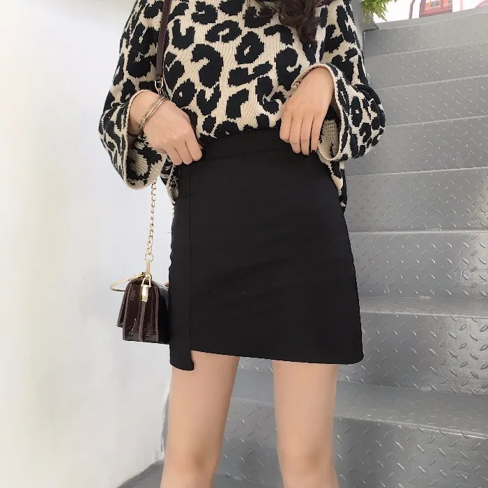 2019 Spring Clothing New Style Fashion High-waisted Sheath Short Skirt Korean-style CHIC Slim Fit Slimming A- line Skirt Skirt C 
2019 Spring Clothing New Style Fashion High-waisted Sheath Short Skirt Korean-style CHIC Slim Fit Slimming A- line Skirt Skirt C