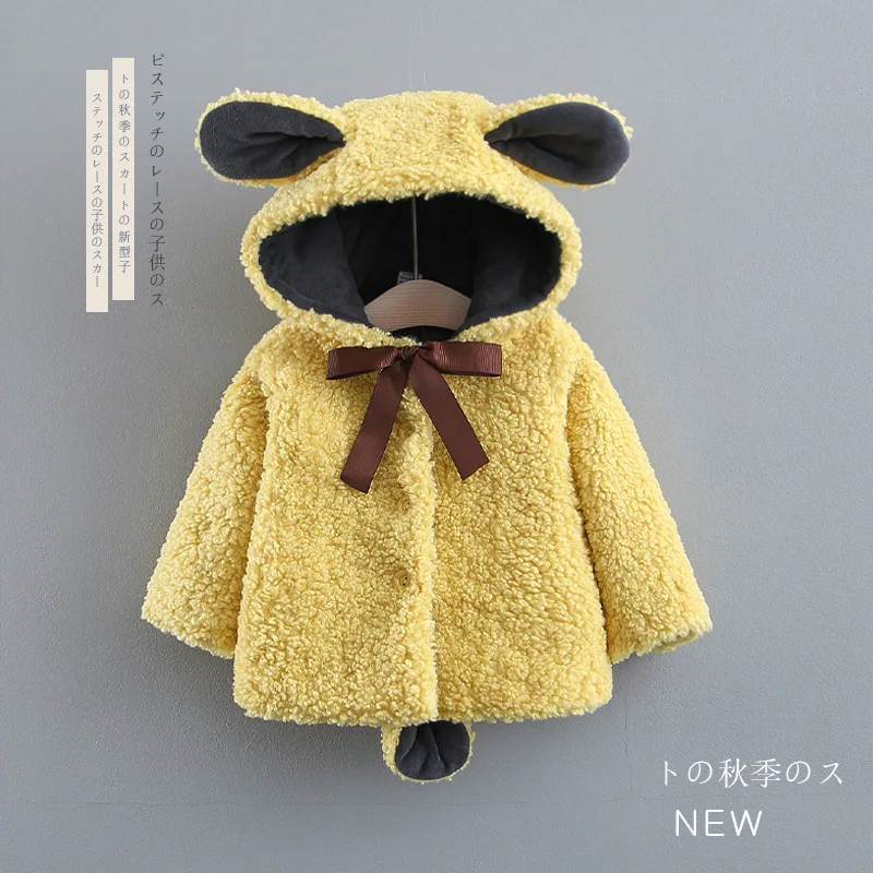 Cute bear Baby girls coat Winter Warm Newborn Infant Fashion Long Sleeve Hooded Coat Jacket Kids Clothing Outfits
Cute bear Baby girls coat Winter Warm Newborn Infant Fashion Long Sleeve Hooded Coat Jacket Kids Clothing Outfits