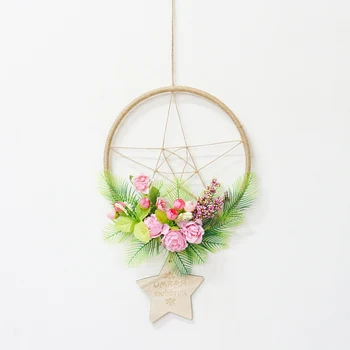 Eid Mubarak Star Wreath Ramadan Artificial Garland Muslim Islam Flower Pendant Home Hanging Decoration Wall Door Ornament
Eid Mubarak Star Wreath Ramadan Artificial Garland Muslim Islam Flower Pendant Home Hanging Decoration Wall Door Ornament