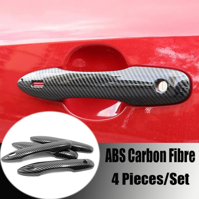 ABS-Carbon-fibre-For-Toyota-Camry-2018-2019-Accessories-Car-Exterior-Door-Handle-Grab-Cover-Trim (2)
