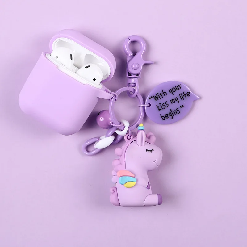 Luxury Cute Unicorn Keychain Decor Silicone Earphone Case for Apple Airpods Cute Bluetooth Headphones Charging Box Protect Cover
Luxury Cute Unicorn Keychain Decor Silicone Earphone Case for Apple Airpods Cute Bluetooth Headphones Charging Box Protect Cover