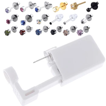 Safety Disposable Sterile Nose Ear Piercing Unit Cartilage Tragus Helix Piercing Tool Kit Build In Ear Studs Earring Jewelry
Safety Disposable Sterile Nose Ear Piercing Unit Cartilage Tragus Helix Piercing Tool Kit Build In Ear Studs Earring Jewelry