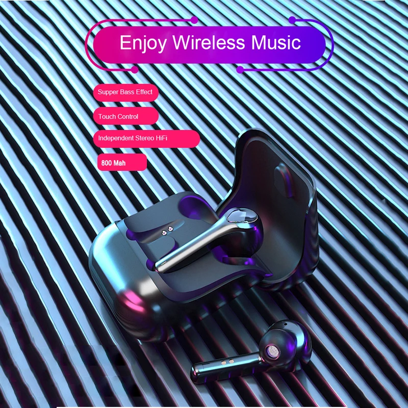 G9 Mini TWS Bluetooth Earphone 5.0 Touch Control Sport Headphone Noise Cancelling Game Headset With 800mAh Charging Box
G9 Mini TWS Bluetooth Earphone 5.0 Touch Control Sport Headphone Noise Cancelling Game Headset With 800mAh Charging Box