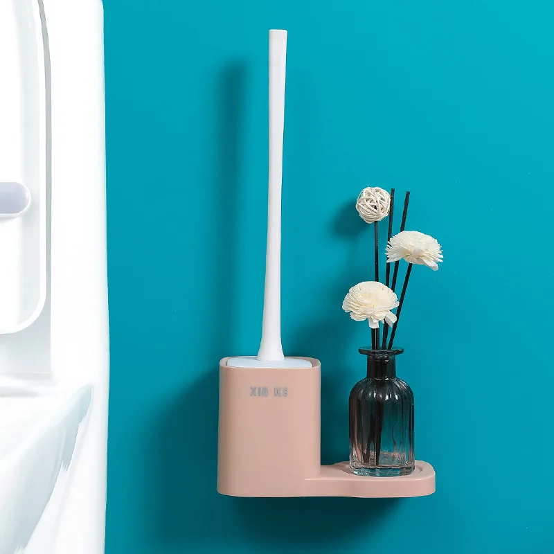 Toilet Brush with Base Rubber Head Holder Long handle soft fur Punch-free wall-mounted Cleaning Brush Bathroom Accessories set
Toilet Brush with Base Rubber Head Holder Long handle soft fur Punch-free wall-mounted Cleaning Brush Bathroom Accessories set