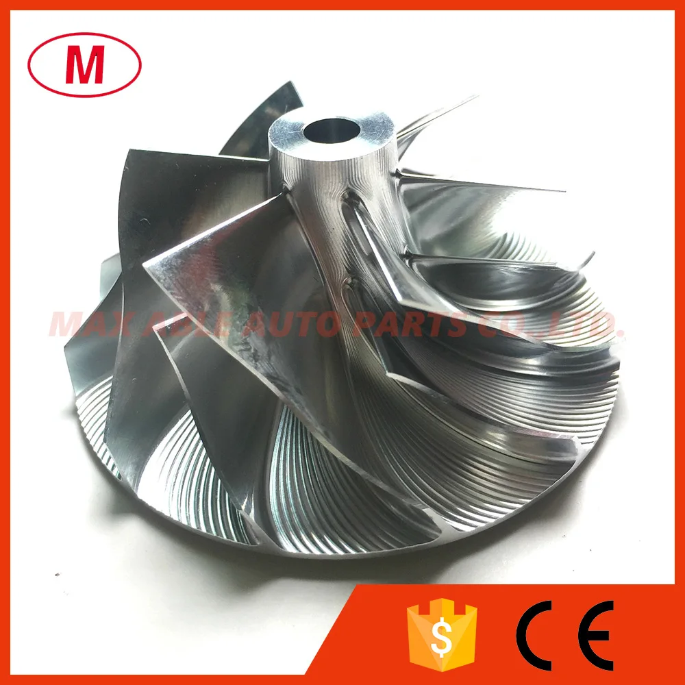 T04B 409179-0023 51.65/69.96mm 6+6 blades Turbo Billet Compressor wheel/Aluminum 2618/Milling compressor wheel for 14201-Z5601
T04B 409179-0023 51.65/69.96mm 6+6 blades Turbo Billet Compressor wheel/Aluminum 2618/Milling compressor wheel for 14201-Z5601