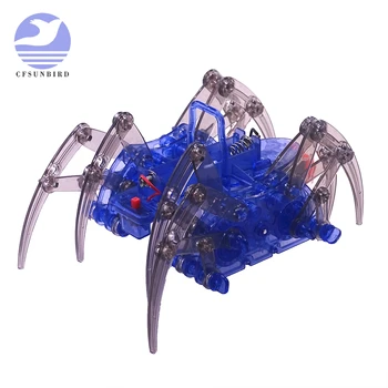 Electric Spider Robot kit DIY Educational Intelligence Development Assembles Kids Children Puzzle Action Kits 
Electric Spider Robot kit DIY Educational Intelligence Development Assembles Kids Children Puzzle Action Kits
