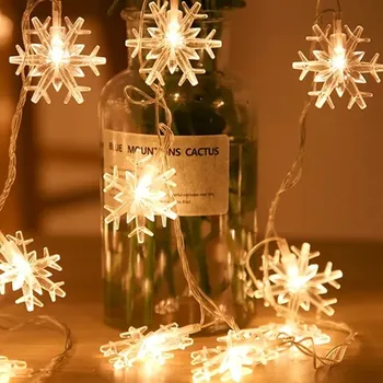 LED Lights Snowflake Christmas Tree Light String Home Decor Christmas Decoration Small Lantern Party Lighting Decoration
LED Lights Snowflake Christmas Tree Light String Home Decor Christmas Decoration Small Lantern Party Lighting Decoration