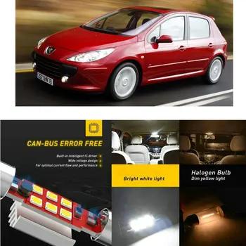 LED Interior Car Lights For Peugeot 306 hatchback 7a 7c n3 n5 307 3ac hatchback car accessories lamp bulb error free
LED Interior Car Lights For Peugeot 306 hatchback 7a 7c n3 n5 307 3ac hatchback car accessories lamp bulb error free