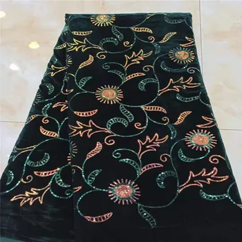 black African Sequins Lace Fabric High Quaity velvet Sequins Fabric green Embroidery Tulle Lace Fabric For African Lace Party
black African Sequins Lace Fabric High Quaity velvet Sequins Fabric green Embroidery Tulle Lace Fabric For African Lace Party