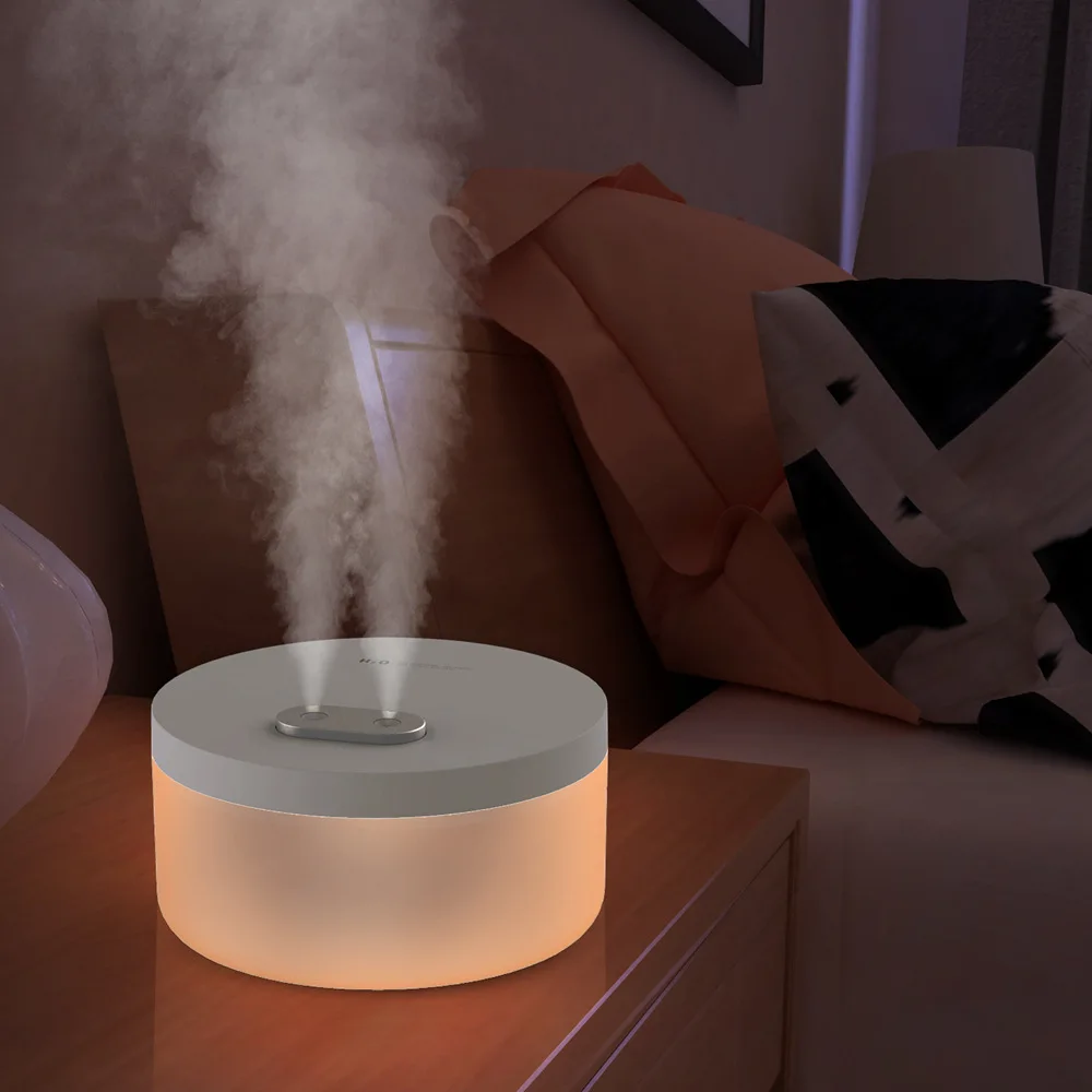 Large Capacity Double Nozzle Humidifier USB Humidifier Office Bedroom Essential Oil Diffuser 5v 1.1-2.5L Diffuser
Large Capacity Double Nozzle Humidifier USB Humidifier Office Bedroom Essential Oil Diffuser 5v 1.1-2.5L Diffuser