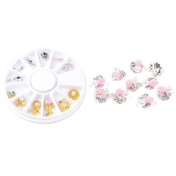 10 pcs Nail Art with Rhinestone and Pink Artificial Pearl & 12pcs 5mm Acrylic Glitter Rhinestones Manicure Studs Nail
10 pcs Nail Art with Rhinestone and Pink Artificial Pearl & 12pcs 5mm Acrylic Glitter Rhinestones Manicure Studs Nail
