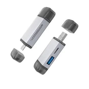 Multi-function Type-C OTG Card Reader 6 in1 SD/TF Computer Phone Universal Adapter With USB Femal Port Type-c usbc
Multi-function Type-C OTG Card Reader 6 in1 SD/TF Computer Phone Universal Adapter With USB Femal Port Type-c usbc