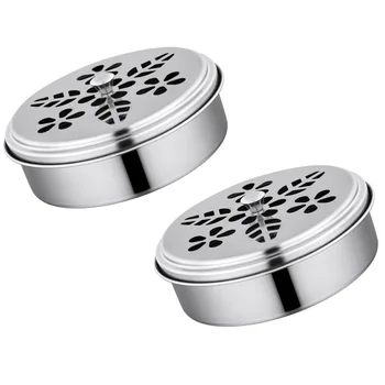 2Pcs Mosquito Repellent Tray Mosquito Coil Box Mosquito Coil Holder for Outdoor Mall Home
2Pcs Mosquito Repellent Tray Mosquito Coil Box Mosquito Coil Holder for Outdoor Mall Home