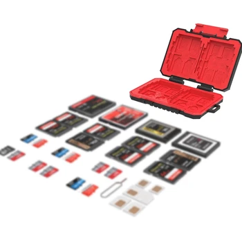 Desiontal Waterproof SD Card Holder Large Capacity SIM/SD/MSD/CF Card Case for Canon/Nikon/Sony/Fujifilm/Olympus/Leica Camera
Desiontal Waterproof SD Card Holder Large Capacity SIM/SD/MSD/CF Card Case for Canon/Nikon/Sony/Fujifilm/Olympus/Leica Camera