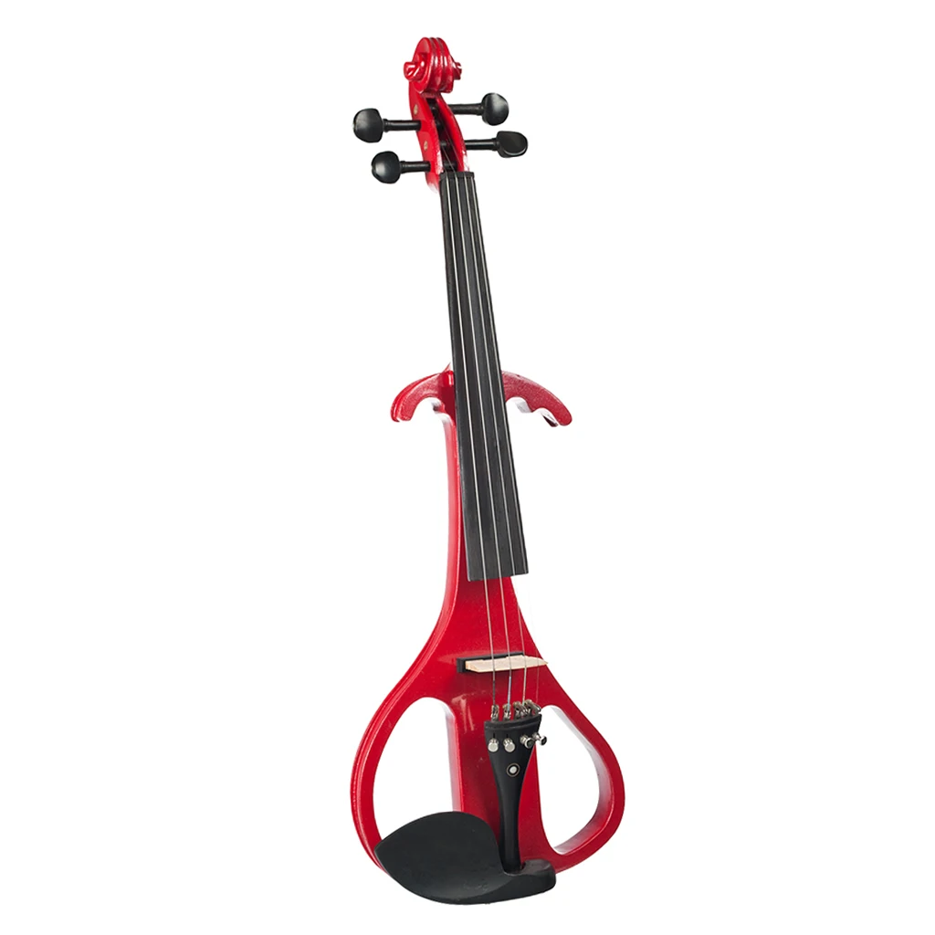 Professional 4/4 Electric Violin with Carrying Case Bow Headphone Rosin, Red
Professional 4/4 Electric Violin with Carrying Case Bow Headphone Rosin, Red