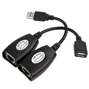 USB 2.0 Male To Female Cat6 Cat5 Cat5e 6 Rj45 LAN Ethernet Network Extender Extension Repeater Adapter Converter Cable
USB 2.0 Male To Female Cat6 Cat5 Cat5e 6 Rj45 LAN Ethernet Network Extender Extension Repeater Adapter Converter Cable