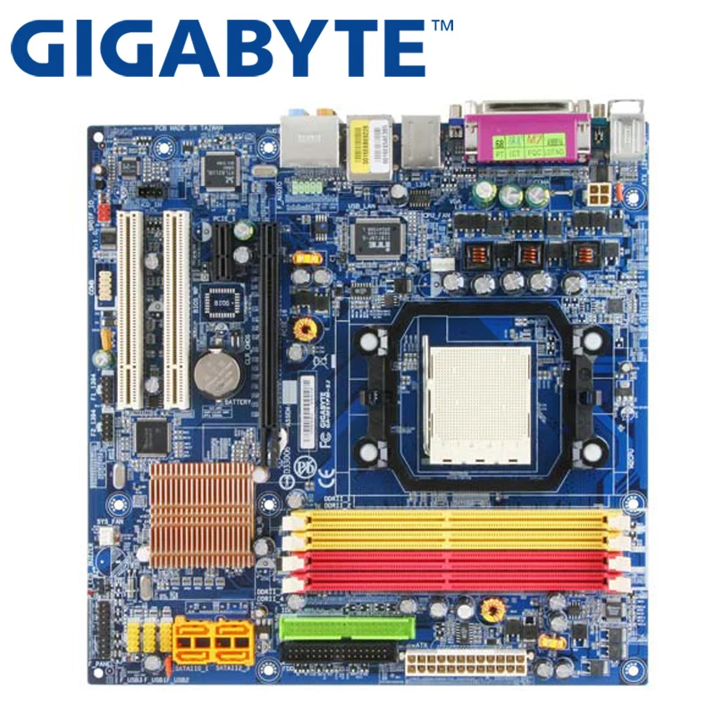 GIGABYTE GA-M61PM-S2 Desktop Motherboard NF6100-430 Socket AM2 For AMD Sempron Athlon64 X2 AM2 DDR2 8G Used M61PM-S2
GIGABYTE GA-M61PM-S2 Desktop Motherboard NF6100-430 Socket AM2 For AMD Sempron Athlon64 X2 AM2 DDR2 8G Used M61PM-S2