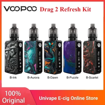 Original VOOPOO Drag 2 Refresh 177W TC Kit with 4.5ml PNP Tank PnP-VM5 0.2ohm/ PnP-VM6 0.15ohm Coil E-cig Vape Kit vs Drag X
Original VOOPOO Drag 2 Refresh 177W TC Kit with 4.5ml PNP Tank PnP-VM5 0.2ohm/ PnP-VM6 0.15ohm Coil E-cig Vape Kit vs Drag X