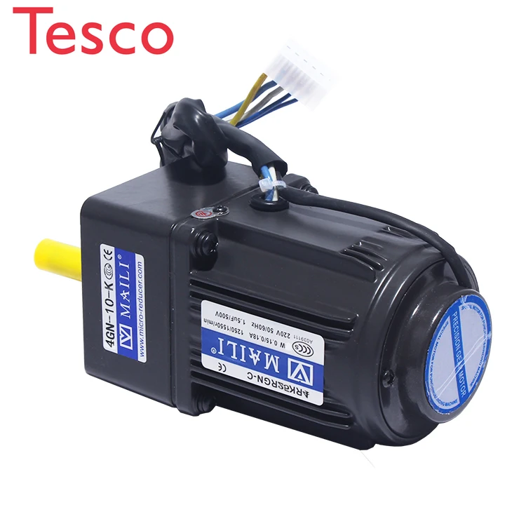 25W 220V adjustable speed motor AC gear / geared motor Reversible motor 4RK25GN-C