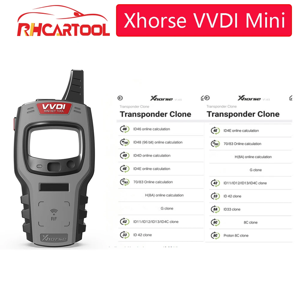 Xhorse VVDI Mini Key tool Global Version ( EU / US / Southeast Asia ) Remote Key Programmer Support IOS and Android
Xhorse VVDI Mini Key tool Global Version ( EU / US / Southeast Asia ) Remote Key Programmer Support IOS and Android