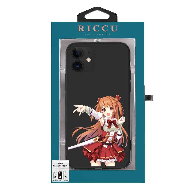 Чехол для телефона аниме Re zero Rem Emilia iPhone 12 11 Pro mini 8 7 6 6S Plus X SE 2020 XR pro XS MAX силиконовый
