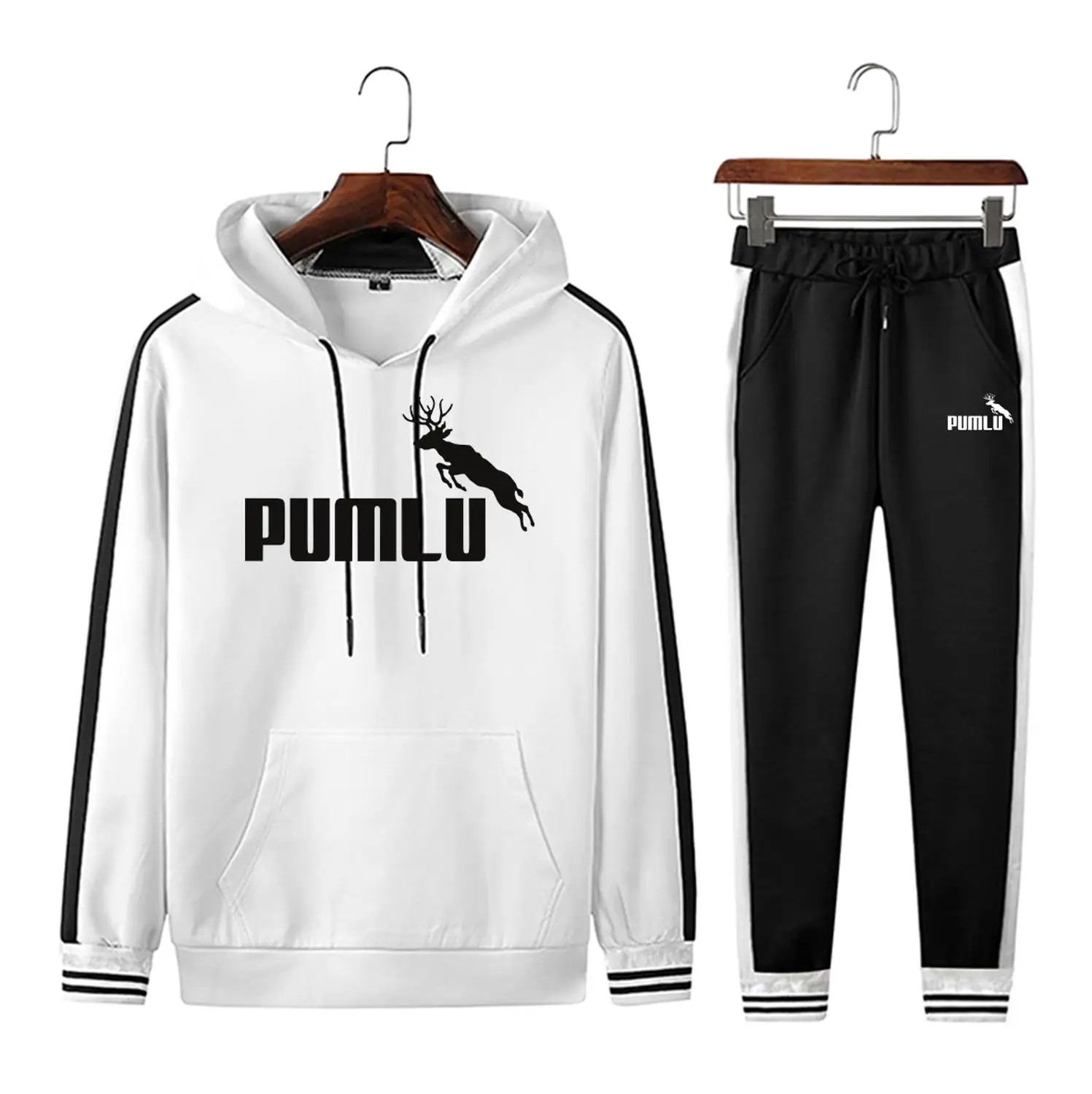 Autumn Pullover Hoodies Sweatshirts + Pants Sets Men's Sportswear Casual 2 Pieces Tracksuit Men Patchwork Tracksuits Streetwear
Autumn Pullover Hoodies Sweatshirts + Pants Sets Men's Sportswear Casual 2 Pieces Tracksuit Men Patchwork Tracksuits Streetwear