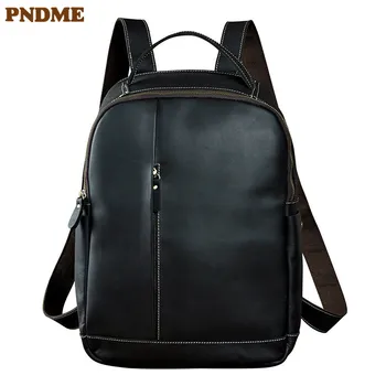 PNDME simple vintage crazy horse cowhide men's backpack outdoor travel large capacity genuine leather 14 inch laptop bagpack
PNDME simple vintage crazy horse cowhide men's backpack outdoor travel large capacity genuine leather 14 inch laptop bagpack