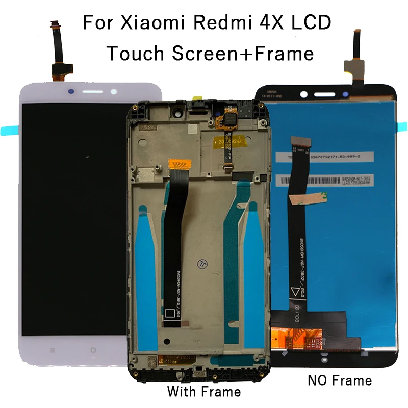 5.0 For Xiaomi Redmi 4x LCD Display Frame With Frame Touch Screen Assembly Replacement For Xiaomi Redmi 4x LCD Display Repair
5.0 For Xiaomi Redmi 4x LCD Display Frame With Frame Touch Screen Assembly Replacement For Xiaomi Redmi 4x LCD Display Repair
