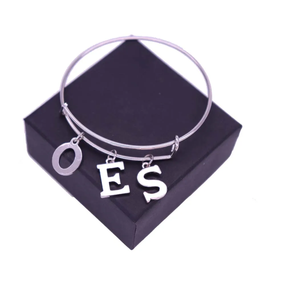 Drop Ship Metal Order Of Easter Star OES Charm Bangles Bracelets Society Masonic Promotion Gift Jewelry 
Drop Ship Metal Order Of Easter Star OES Charm Bangles Bracelets Society Masonic Promotion Gift Jewelry