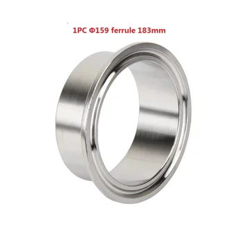 2 sets Union 159mm Pipe O/D Sanitary 183mm Tri Clamp Weld Ferrule + Tri Clamp + Silicon Gasket 304 Stainless Steel For Homebrew
2 sets Union 159mm Pipe O/D Sanitary 183mm Tri Clamp Weld Ferrule + Tri Clamp + Silicon Gasket 304 Stainless Steel For Homebrew
