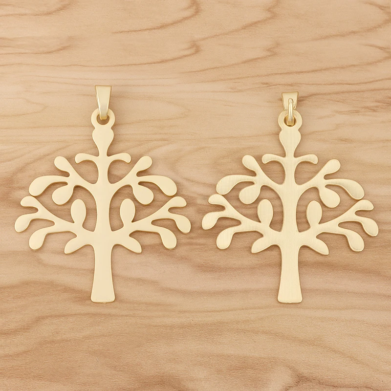 2 Pieces Large Tree Matt Gold Color Charms Pendants for Necklace Jewelry Making Accessories 98x77mm
2 Pieces Large Tree Matt Gold Color Charms Pendants for Necklace Jewelry Making Accessories 98x77mm