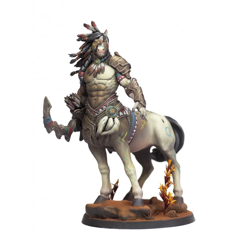 

Resin Figure 1/24 ancient fantasy man warrior STAND Model Unassambled Unpainted Figure Building Kit