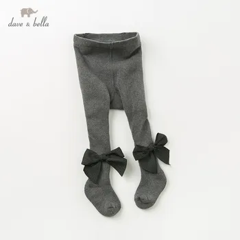 DB12032 dave bella autumn baby girls knitted bow leggings pants children full length kids solid pants
DB12032 dave bella autumn baby girls knitted bow leggings pants children full length kids solid pants