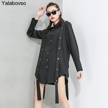 Street Styles Irregular Long Sleeve Blouse For Female Streetwear 2020 Summer Button Decorative Women's Shirt Solid Color Tops
Street Styles Irregular Long Sleeve Blouse For Female Streetwear 2020 Summer Button Decorative Women's Shirt Solid Color Tops