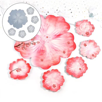 Tray Platter Silicone Mold Flower Tea Tray Coaster Mold Set Flower Card DIY Handmade Crystal Epoxy Mold Silicone Fruit Petal
Tray Platter Silicone Mold Flower Tea Tray Coaster Mold Set Flower Card DIY Handmade Crystal Epoxy Mold Silicone Fruit Petal