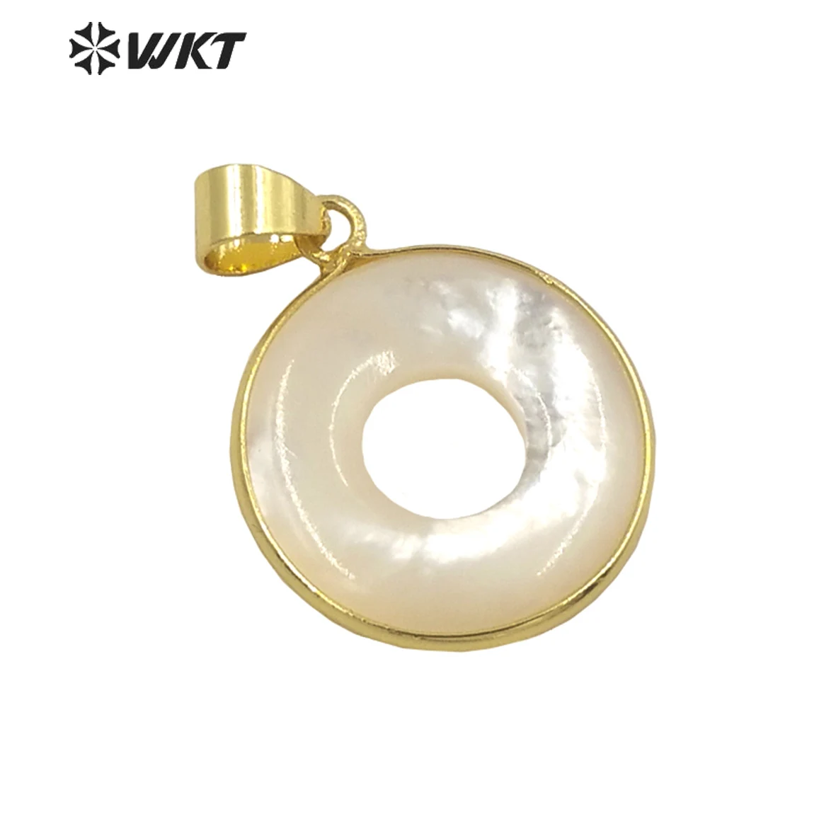 

WT-JP282 New Arrival Gold Handmade Natural Shell Pendant European Natural Noble And Mysterious Jewelry Lady For Party