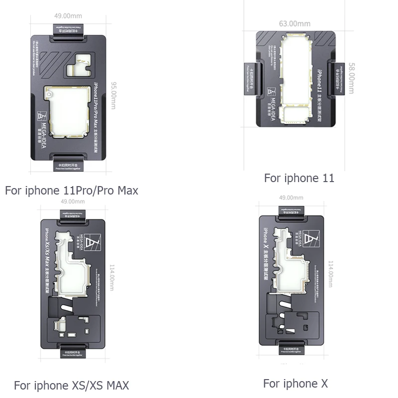 Фото Приспособление для проверки материнской платы Qianli iSocket Jig iPhone 11Pro Max 11pro 11 XSMAX XS X |