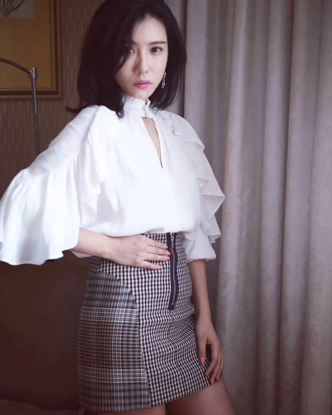 17 Court Wind Level Ganhe On The Edge Of The Leaf Clothing Shirt Shiyu Fei Style 7133
17 Court Wind Level Ganhe On The Edge Of The Leaf Clothing Shirt Shiyu Fei Style 7133