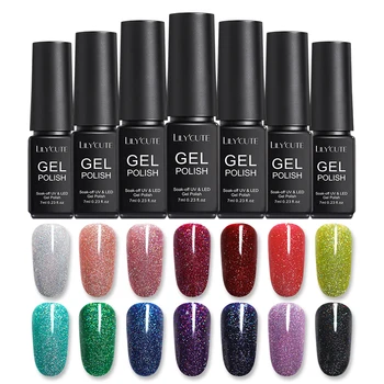 LILYCUTE 7ml Neon Gel Nail Polish Glitter Semi Permanent UV Gel Long Lasting Soak Off UV LED Gel Nail Gel Varnish Base Top Coat
LILYCUTE 7ml Neon Gel Nail Polish Glitter Semi Permanent UV Gel Long Lasting Soak Off UV LED Gel Nail Gel Varnish Base Top Coat