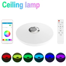 RGB Ceiling Light LED Music Ceiling Lamp with Bluetooth-Compatible Speaker/ APP/Remote Control Color Changing Light
RGB Ceiling Light LED Music Ceiling Lamp with Bluetooth-Compatible Speaker/ APP/Remote Control Color Changing Light