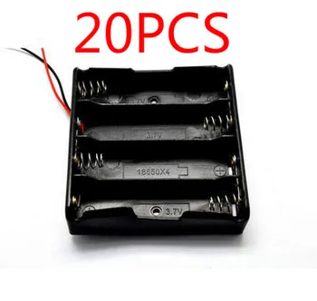 HJXY 20Pcs With Wire Lead Black Plastic 4x18650 Battery 3.7V Clip Holder Storage Box Case
HJXY 20Pcs With Wire Lead Black Plastic 4x18650 Battery 3.7V Clip Holder Storage Box Case