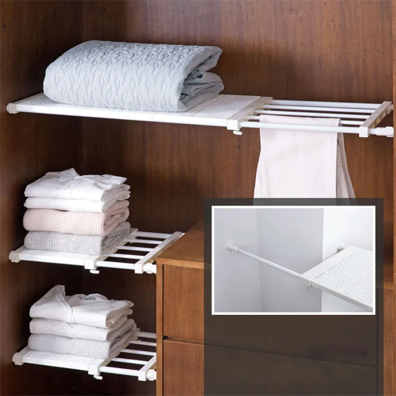 Wardrobe Retractable Storage Rack Closet Organizer Layered Shelf Kitchen Space Save Rack Wardrobe Shelves Cabinet Clothes Holder
Wardrobe Retractable Storage Rack Closet Organizer Layered Shelf Kitchen Space Save Rack Wardrobe Shelves Cabinet Clothes Holder