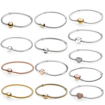 PDB SL High Quality 925 Sterling Silver Fashion Charm DIY Love Bracelet Suitable for Bead Charm Female Bracelet Jewelry Gift
PDB SL High Quality 925 Sterling Silver Fashion Charm DIY Love Bracelet Suitable for Bead Charm Female Bracelet Jewelry Gift