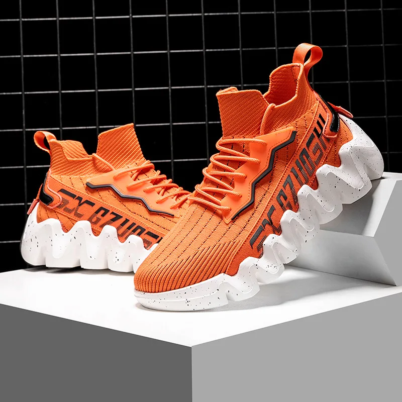 high-quality New running shoes in autumn 2020 Medium top sock shoes Sports ventilation Flying weaving Thick mesh bottom
high-quality New running shoes in autumn 2020 Medium top sock shoes Sports ventilation Flying weaving Thick mesh bottom
