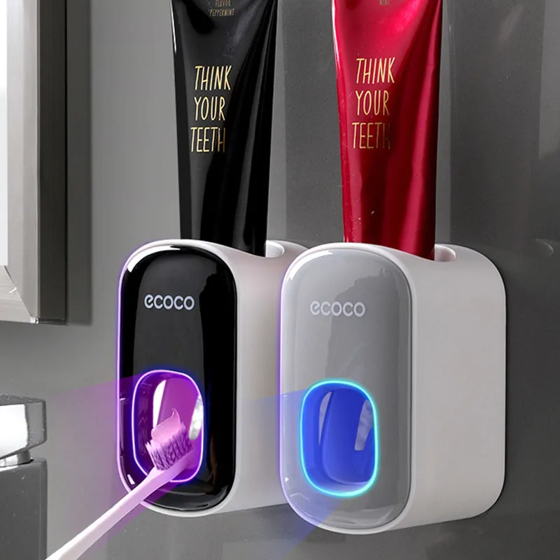 Automatic Toothpaste Dispenser Bathroom Accessories Set Toothpaste Squeezer Dispenser Bathroom Toothbrush Holder Tool Wall Mount
Automatic Toothpaste Dispenser Bathroom Accessories Set Toothpaste Squeezer Dispenser Bathroom Toothbrush Holder Tool Wall Mount