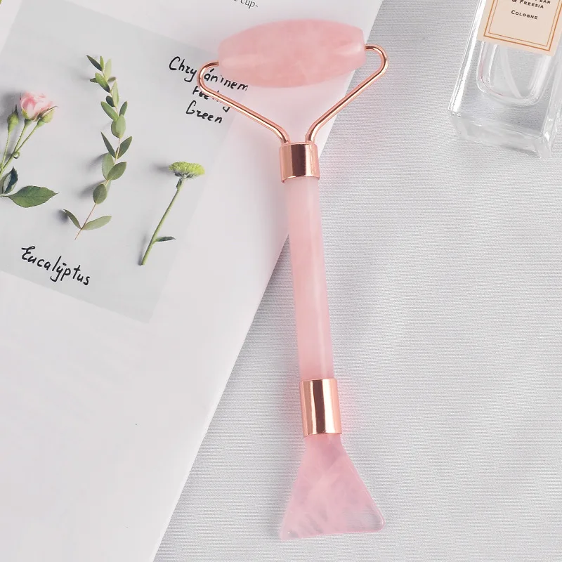 Hot style double head natural powder crystal jade roller beauty massage instrument facial health care massage roller
Hot style double head natural powder crystal jade roller beauty massage instrument facial health care massage roller