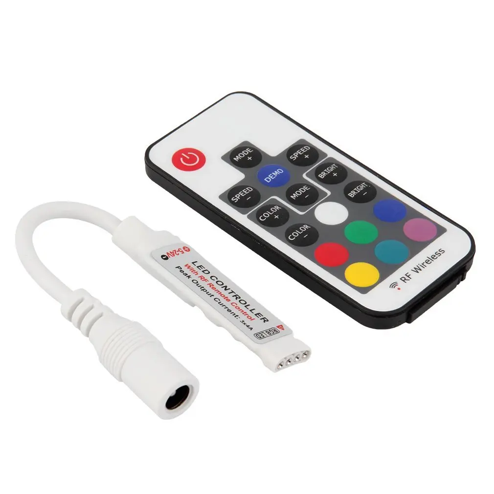 1Pc Mini RF Wireless Led Remote Controller Led Dimmer Controller for Single Color Light Strip SMD5050/3528/5730/5630/3014
1Pc Mini RF Wireless Led Remote Controller Led Dimmer Controller for Single Color Light Strip SMD5050/3528/5730/5630/3014