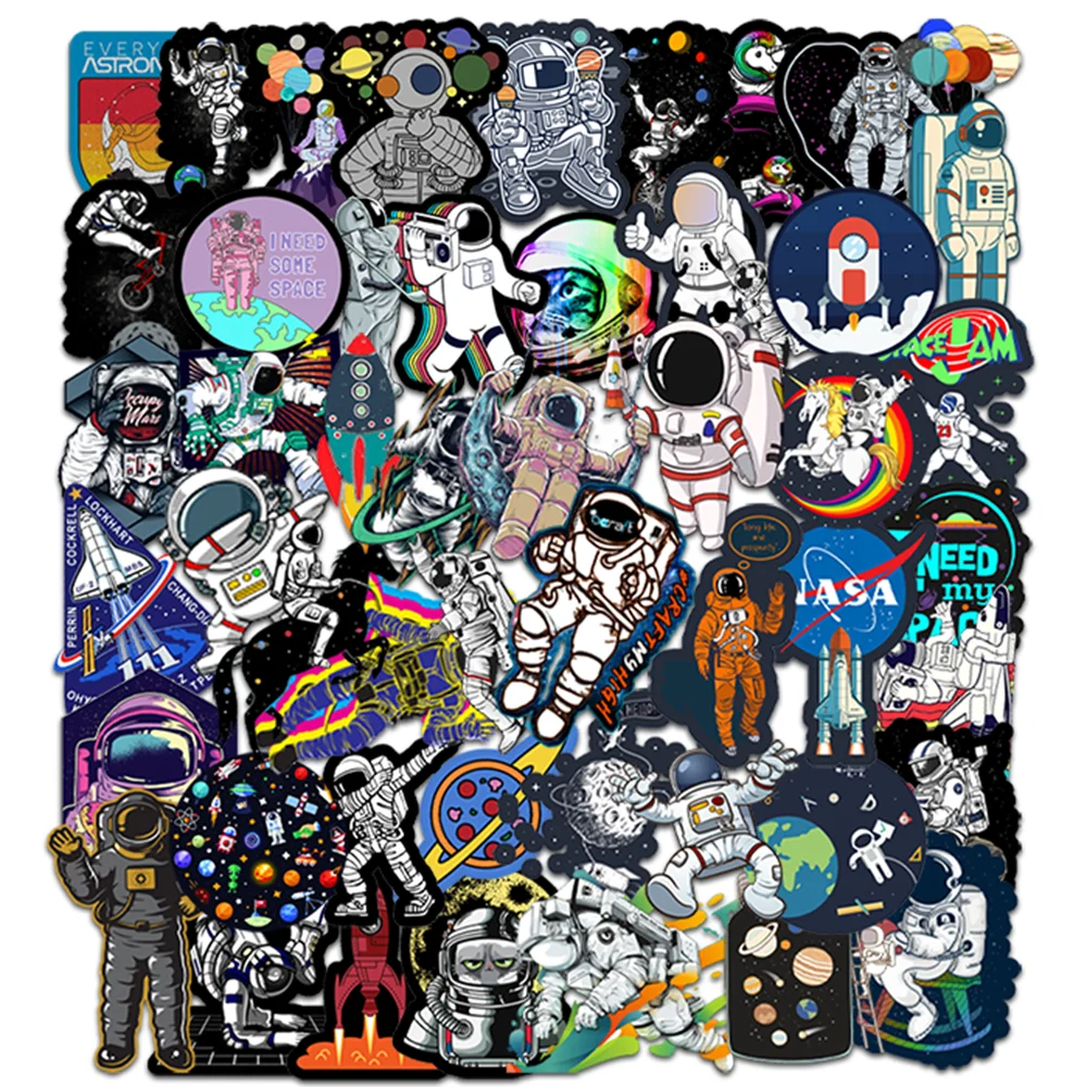 New 50Pcs Astronaut Space Station Cartoon Stickers Helmet Mobile Phone Trunk Trolley Notebook Waterproof Stickers Craft Supplies
New 50Pcs Astronaut Space Station Cartoon Stickers Helmet Mobile Phone Trunk Trolley Notebook Waterproof Stickers Craft Supplies