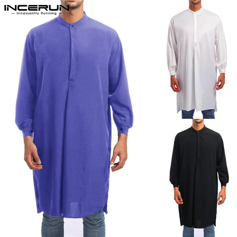 Men Muslim Arabic Islamic Kaftan Jubba Thobe Long Sleeve Dress Solid Saudi Arabia Pakistan Abaya Robe Men Clothing S-5XL INCERUN
Men Muslim Arabic Islamic Kaftan Jubba Thobe Long Sleeve Dress Solid Saudi Arabia Pakistan Abaya Robe Men Clothing S-5XL INCERUN
